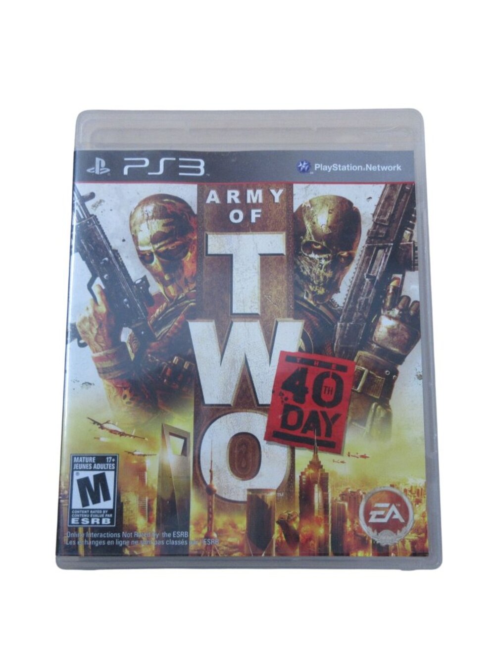 Army of Two: The 40th Day Sony PlayStation 3 PS3 - with manual